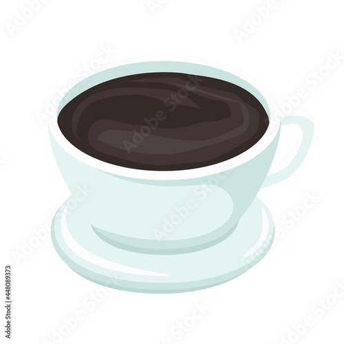 Coffee Sign Emoji Icon Illustration. Caffeine Drink Vector Symbol Emoticon Design Clip Art Sign Comic Style.
