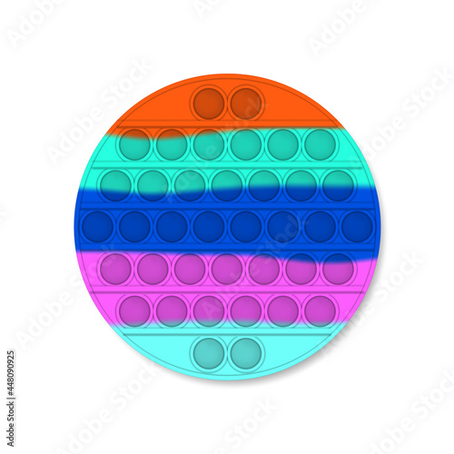 Colorful Anti Stress Pop It Toy Or Simple Dimple