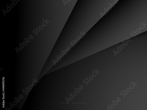 dark background with stacked paper cut effect
