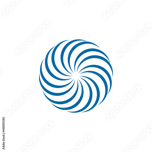 Fan icon logo design template