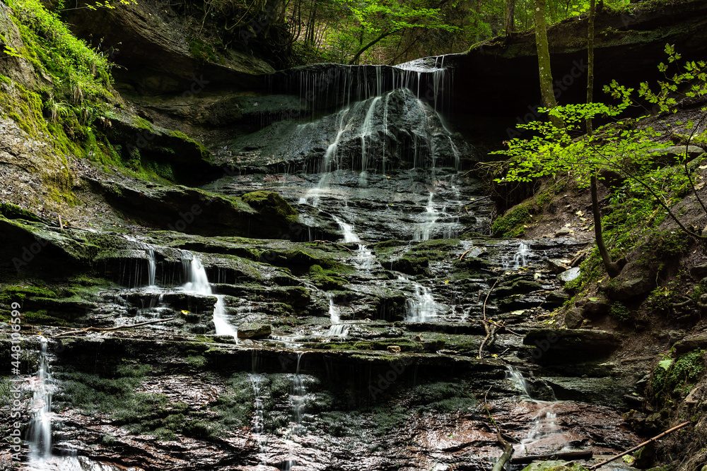 Fototapeta premium Hörschbach-Wasserfall bei Murrhardt