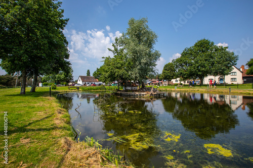Village Pond at Battlesbridge in Essex, UK