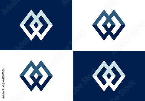 MW letter logo