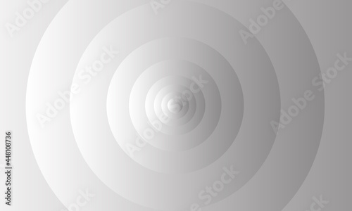 Abstract white circle overlap background vector illustration.