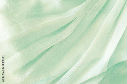 gentle mint green fabric wallpaper