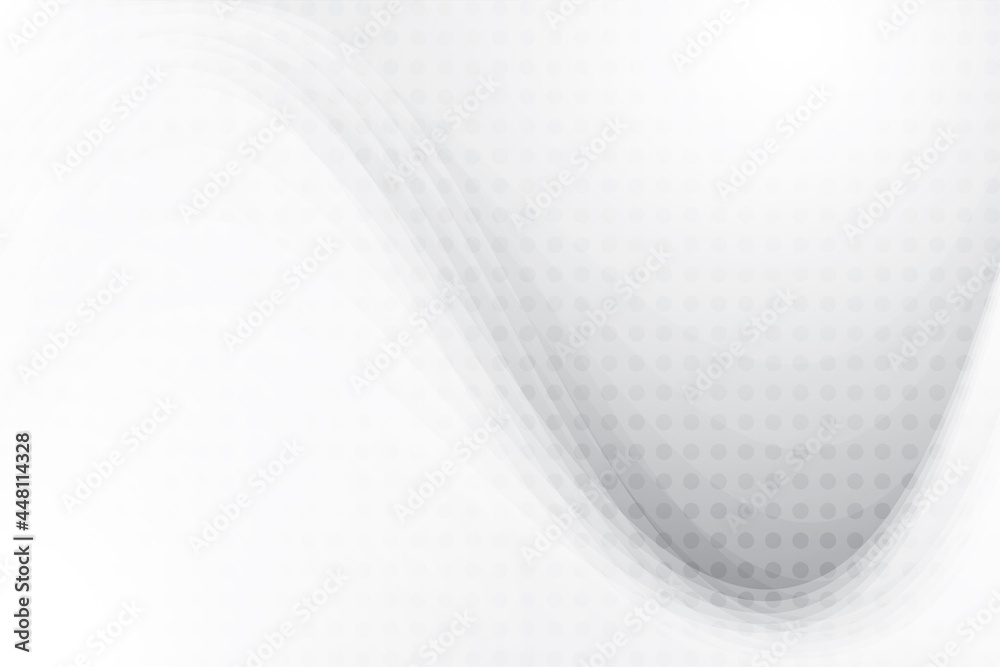 Abstract white and gray color, modern design background with geometric shape, halftone effect. Vector illustration. Abstract white and gray color, modern design background with geometric shape, halftone effect. Vector illustration.
