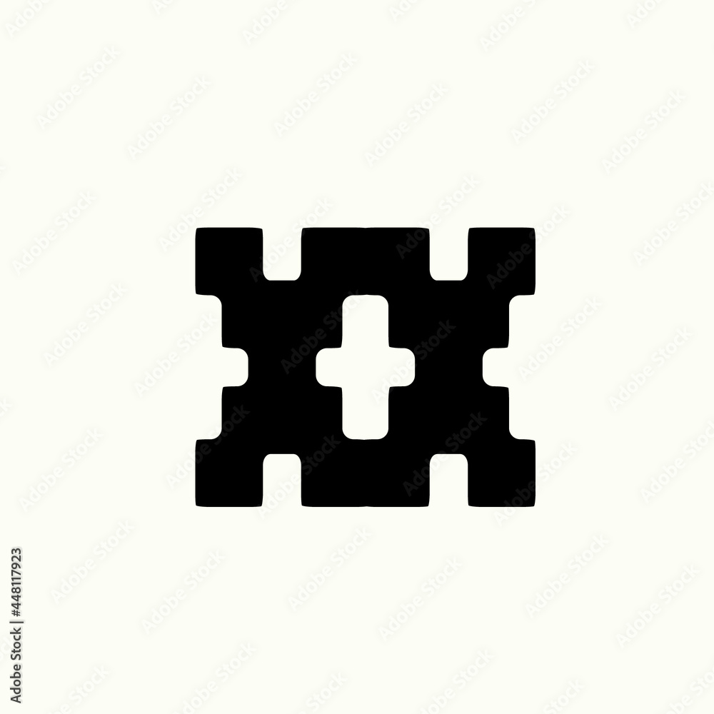 XX monogram logo.Letter x typographic icon.Lettering sign isolated on light background.Alphabet initials.Modern, design, geometric, minimalist, decorative, tech style. XX monogram logo.Letter x typographic icon.Lettering sign isolated on light background.Alphabet initials.Modern, design, geometric, minimalist, decorative, tech style.