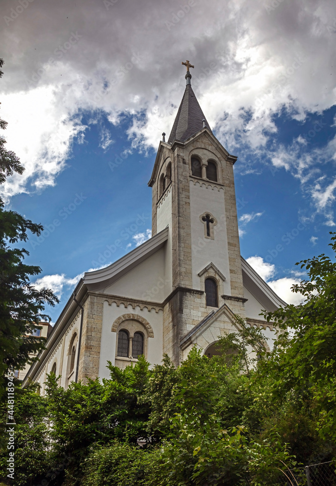 Epiphany church. City of Biel-Bienne, Switzerland. Opened in 1904