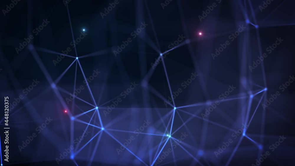 Abstract Plexus Geometrical Background Loop/ 4k animation of an abstract plexus shape technology background with moving lines and dots for network digital data concept and communication seamless loopi Abstract Plexus Geometrical Background Loop/ 4k animation of an abstract plexus shape technology background with moving lines and dots for network digital data concept and communication seamless loopi