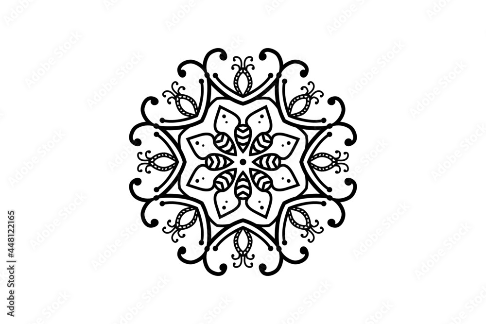 Fototapeta premium mandala circular pattern 