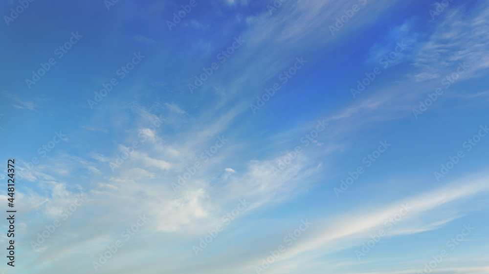 Lovely white clouds and blue sky suitable for background