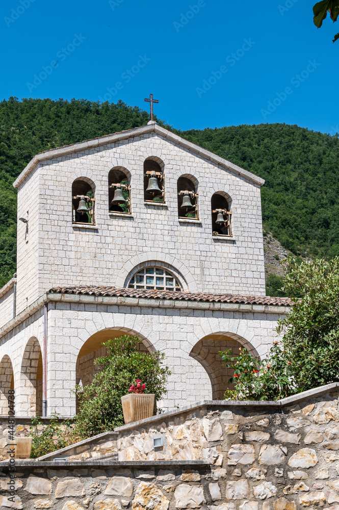 new sntuario of santa rita in the town of rocca porena