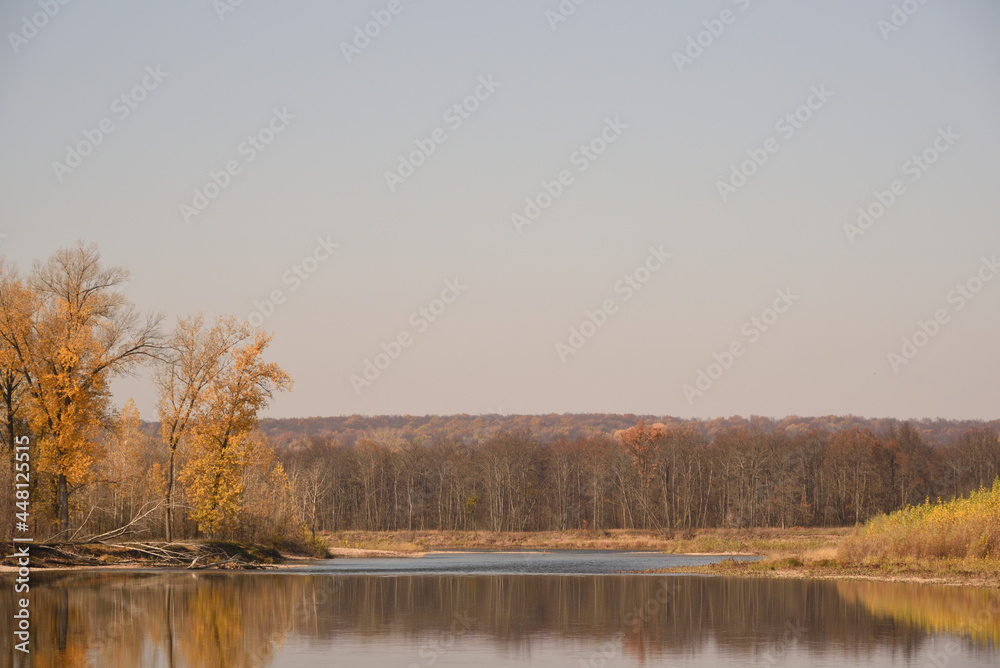 Fototapeta premium lake in autumn