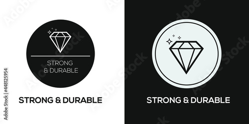 Creative (Strong and durable) Icon ,Vector sign. photo