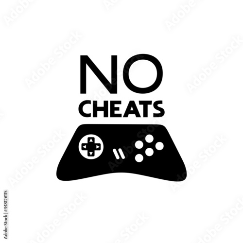 No cheat videogame symbol