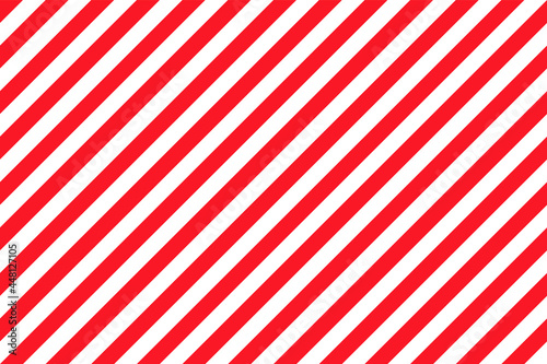 Candy cane striped pattern. Seamless Christmas red background. Vector. Peppermint wrapping print. Cute caramel package texture. Xmas holiday diagonal lines. Abstract geometric illustration.