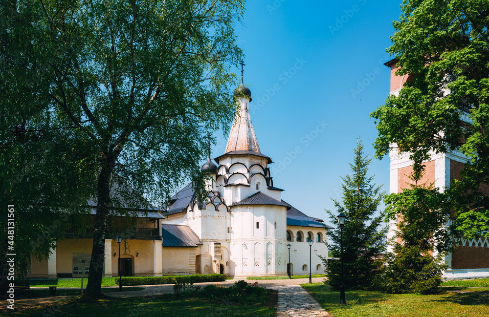 The Assumption refectory church in Monastery of Saint Euthymius in Suzdal, Russia.