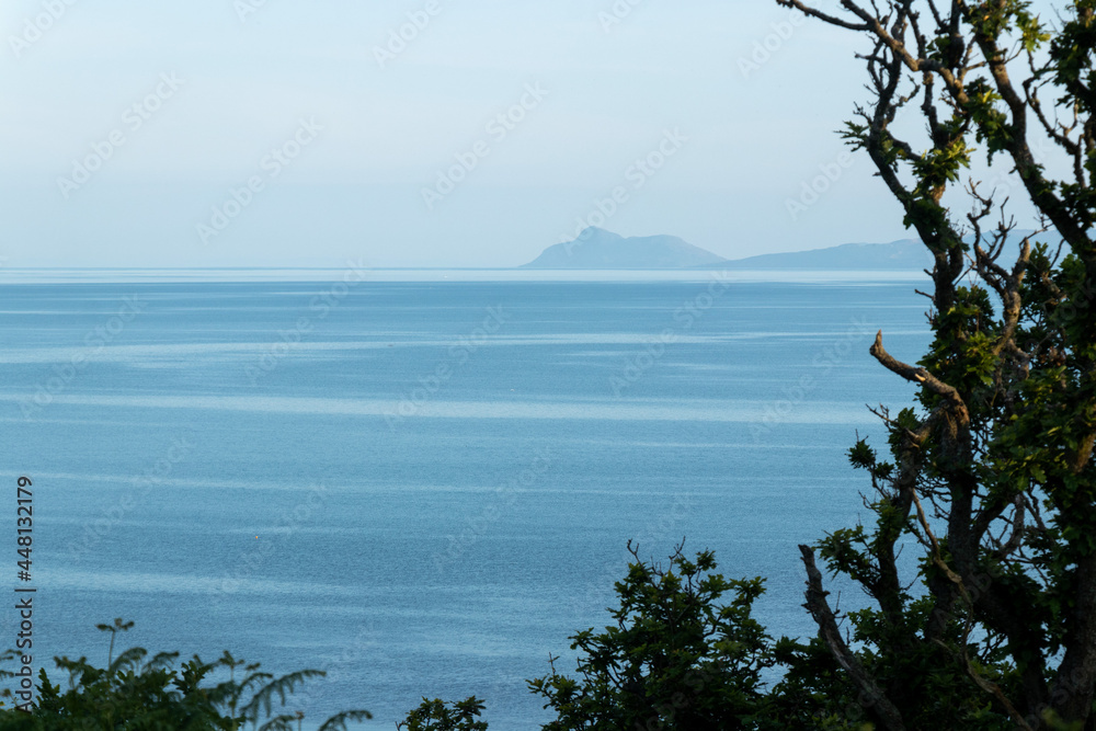 View of Scalpsie Bay at dusk, Isle of Bute, Scotland View of Scalpsie Bay at dusk, Isle of Bute, Scotland
