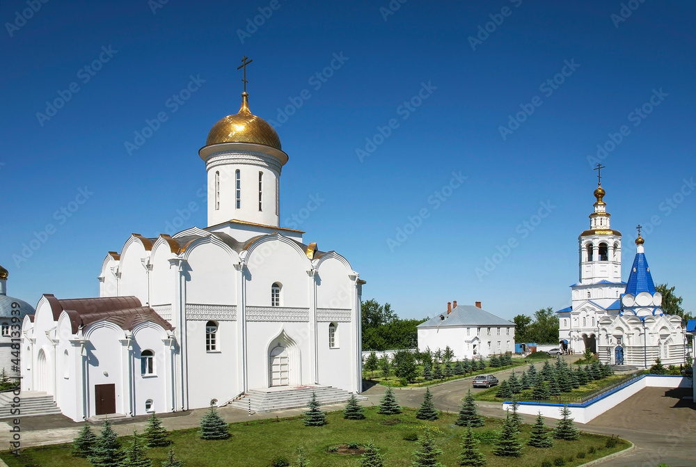 Zilantov Assumption Convent on Zelantova Mountain in Kazan. Tatarstan, Russia
