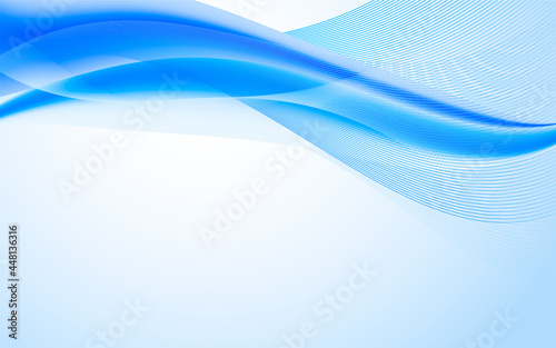 Background With Blue Abstract Shapes_3