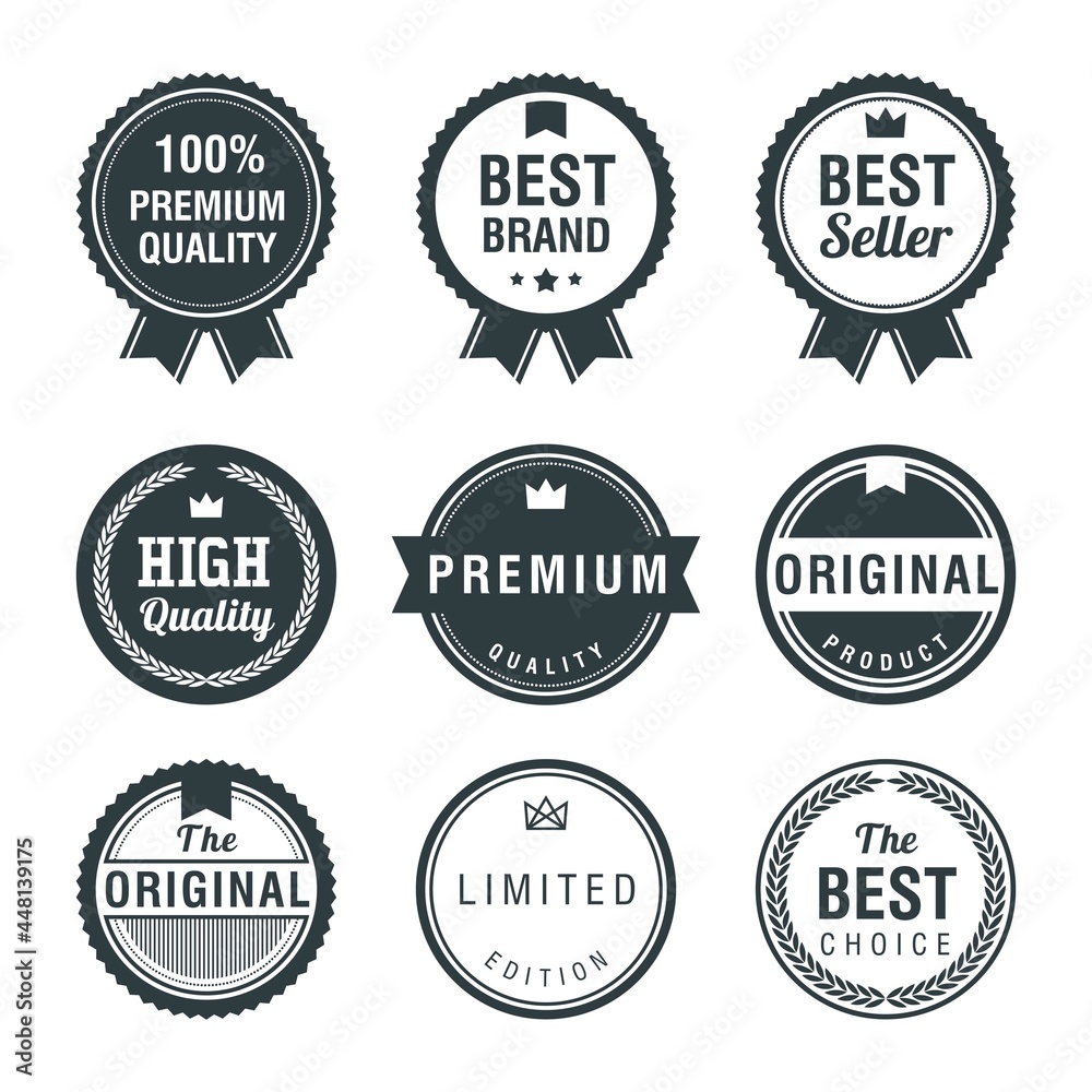 Best Brand Badges Set