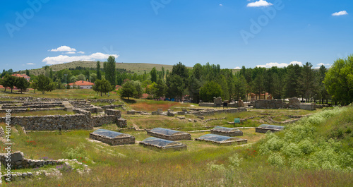 Alacahöyük ancient city.  Neolithic and Hittite settlement and is an important archaeological site. Corum - Turkey  photo