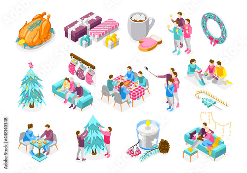 Christmas Isometric Set