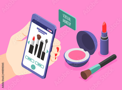Smartphone Virtual Makeup Composition