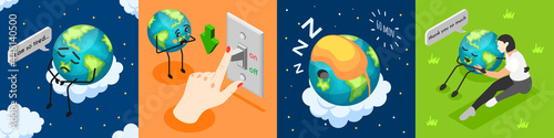 Earth Hour Composition Set