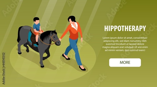 Hippotherapy Horizontal Banner