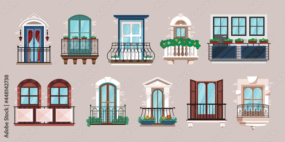 Balcony Horizontal Set Balcony Horizontal Set