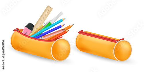 Realistic Pencil Case