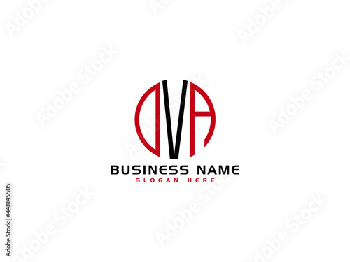 Creative DVA Logo Letter Vector Image Design For Business