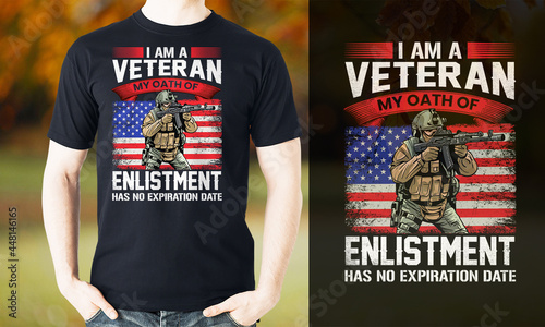 Military veteran t-shirt design and Army Soldier t shirt design.