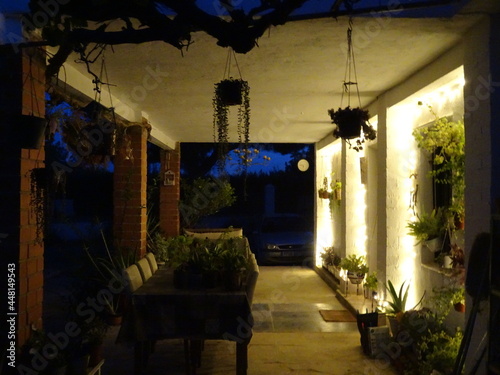 Outdoor String Lights on Terrace