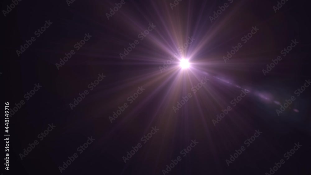 4K bright lens flare flashes leak rays light effect for transitions movement on black background, overlay Glow light effect set, lens flare, explosion, glitter, line, sun flash, spark and stars.