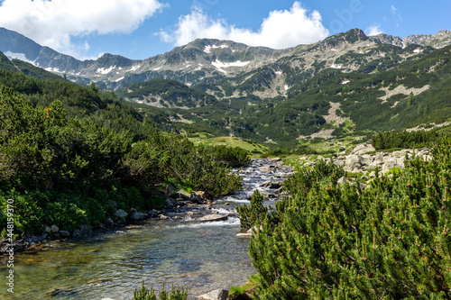 Landscape of Banderitsa River at Pirin Mountain, Bulgaria