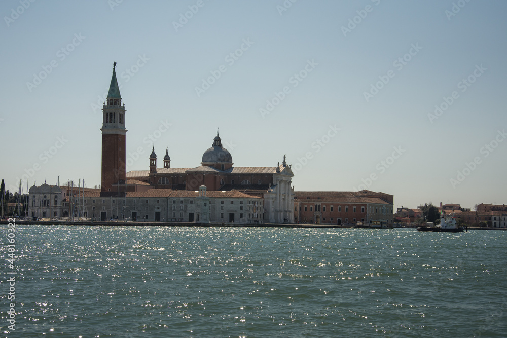 Venice view from the boat, Italy,2019,reflections of the Adriatic Sea Venice view from the boat, Italy,2019,reflections of the Adriatic Sea