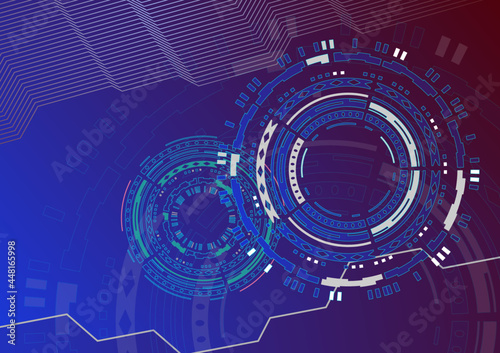 abstract technology background vector