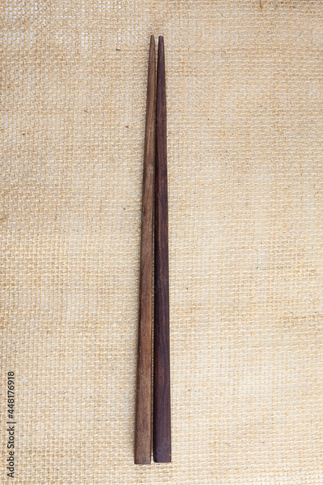 Fototapeta premium Wooden chopsticks.