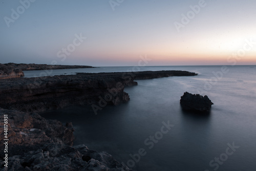 Sunset in Can Marroig in Formentera  Spain