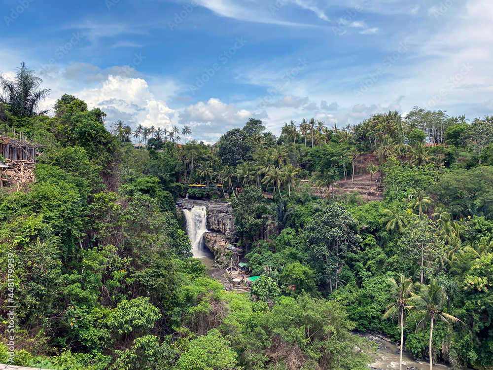 Tegenungan Waterfall Bali Indonesia - stock photo