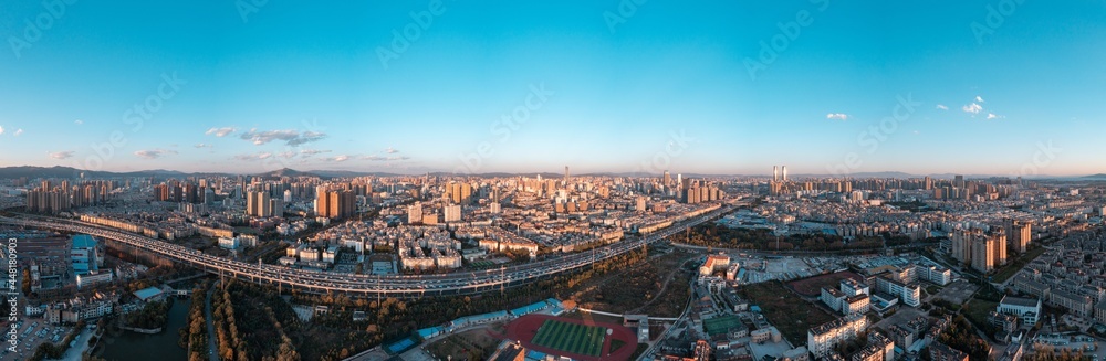 city skyview of kunming
