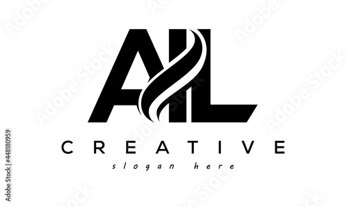 Letter AIL creative logo design vector	