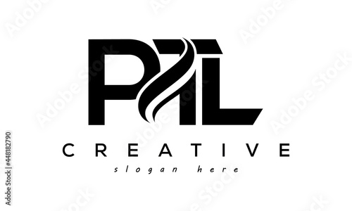 Letter PTL creative logo design vector	 photo