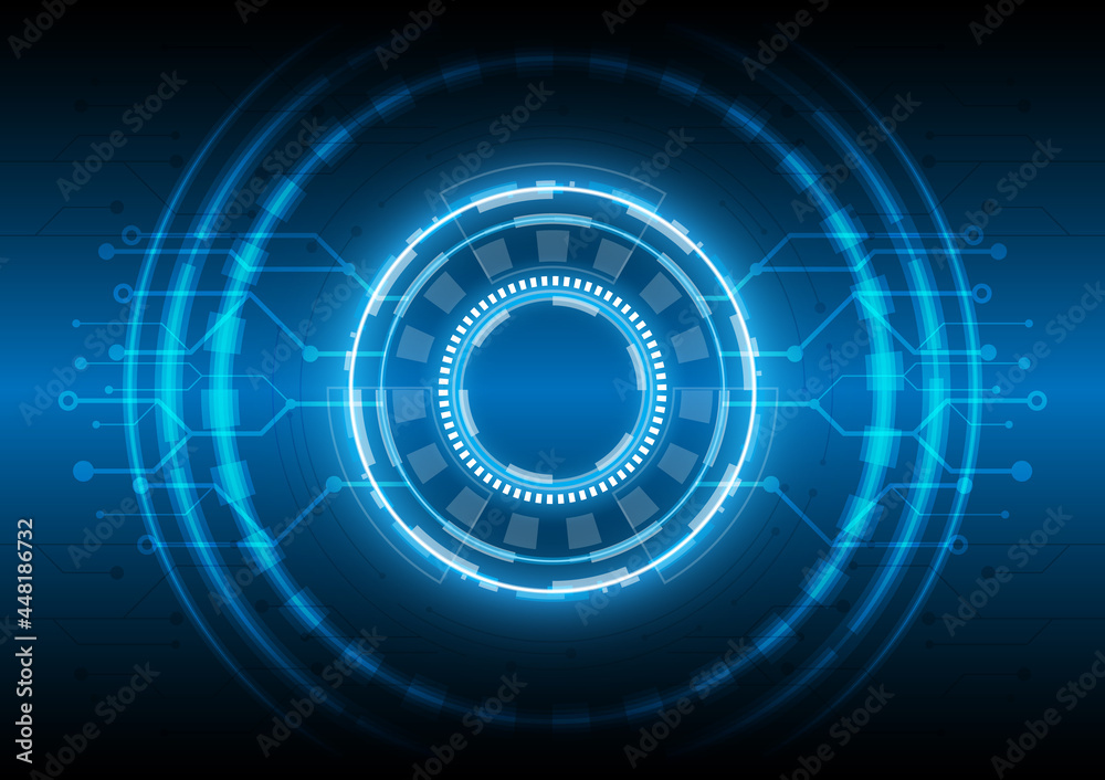 Engineering of data science. Futuristic Sci-Fi glowing HUD user. Digital infographic frame. Abstract hologram hi-tech background. Virtual reality technology electric innovation Engineering of data science. Futuristic Sci-Fi glowing HUD user. Digital infographic frame. Abstract hologram hi-tech background. Virtual reality technology electric innovation