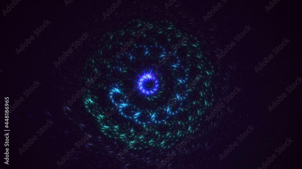 3D rendering abstract multicolor fractal light background 3D rendering abstract multicolor fractal light background