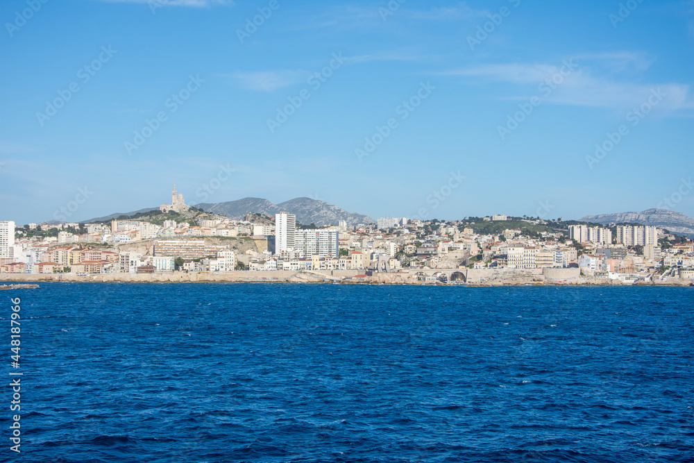 Fototapeta premium discovery of the harbor of Marseille and the islands of the region, France