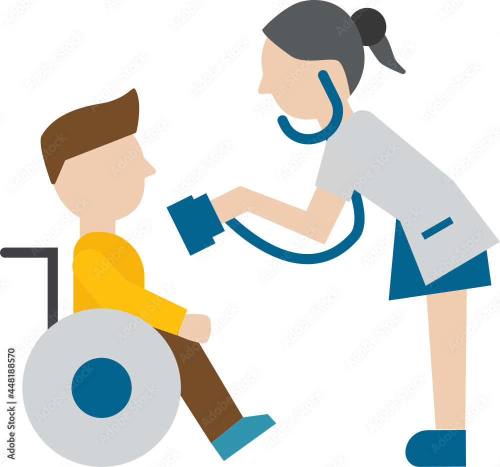 Physical Icon. Medical Check up concept icon style Physical Icon. Medical Check up concept icon style