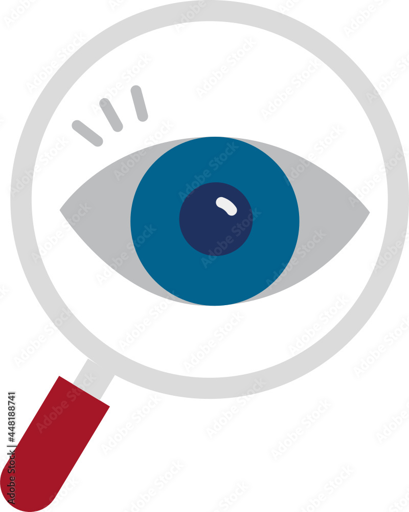 Eyesight Icon. Medical Check up concept icon style Eyesight Icon. Medical Check up concept icon style